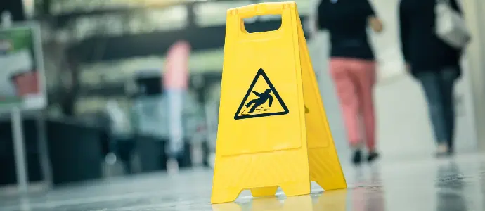 slippery when wey sign